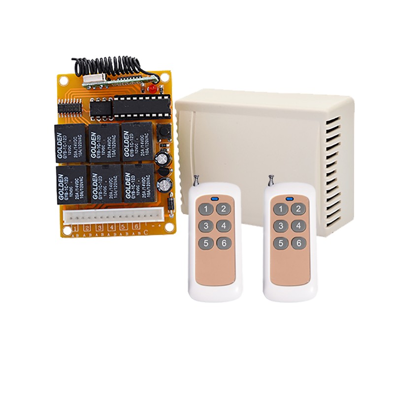 rs406pc-v1.0-X+rs185-waterproof & wireless rf remote control receiver switc