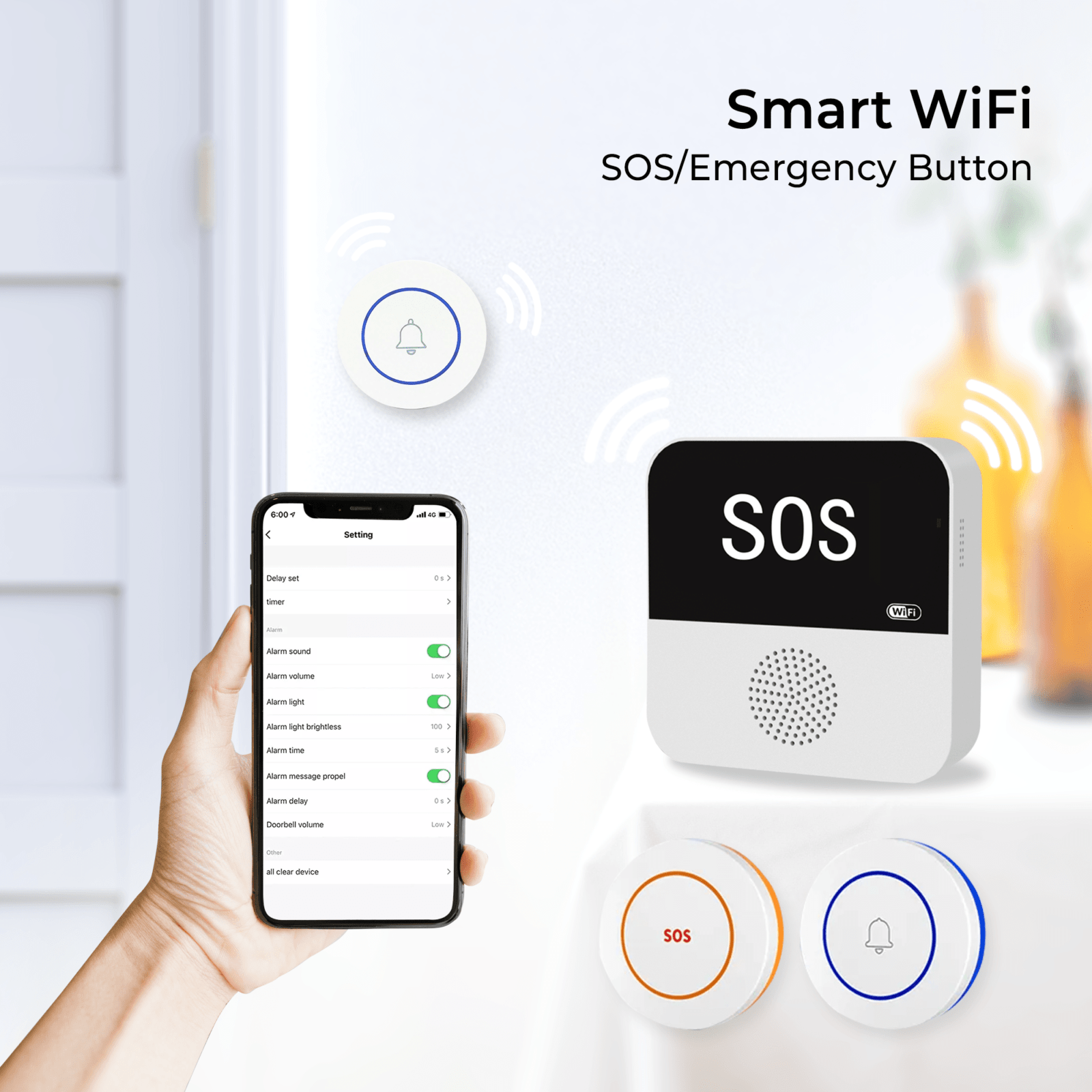 Wi-Fi Emergency Signal Device