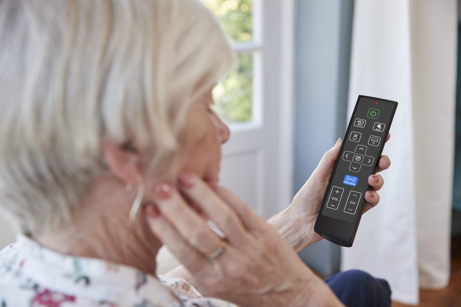 Minimal Button Remote Senior Remote Control