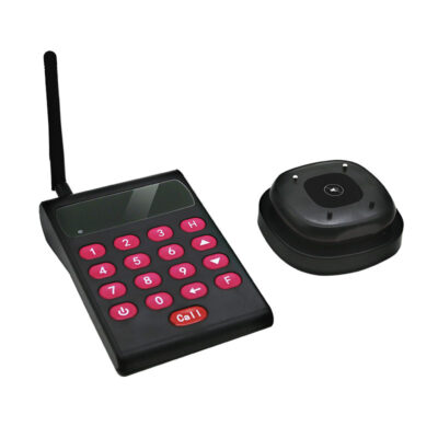 Wireless paging system for customer notification 4