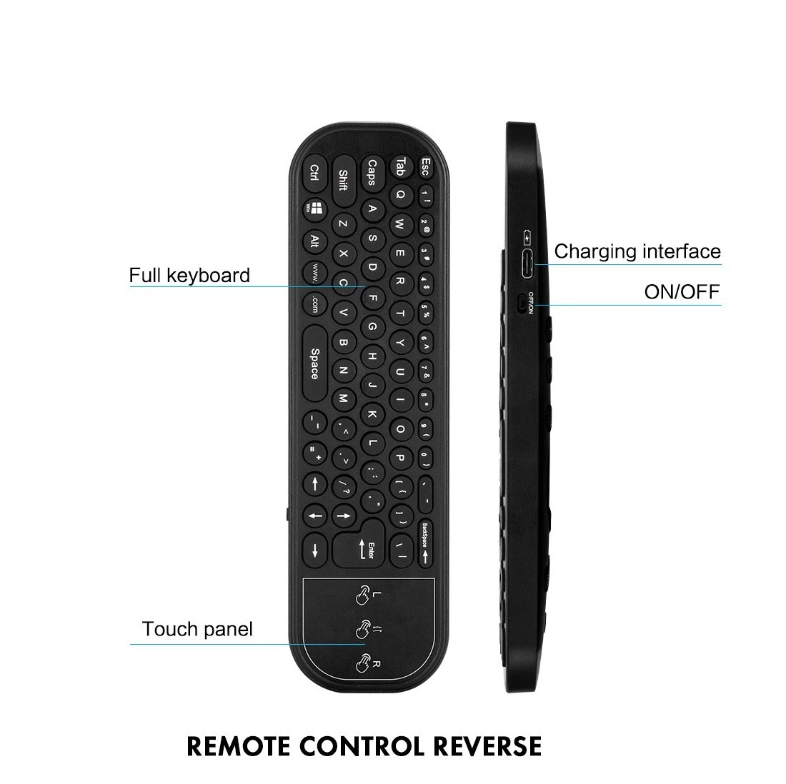 Bluetooth 2.4G Remote Keyboard