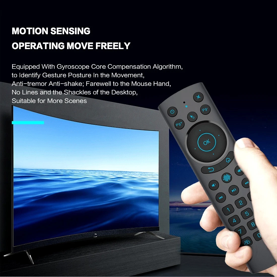 Bluetooth Dual Mode Universal Remote Control with Backlight