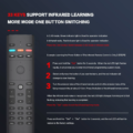 2.4GHz Learning Remote Control with 33 keys
