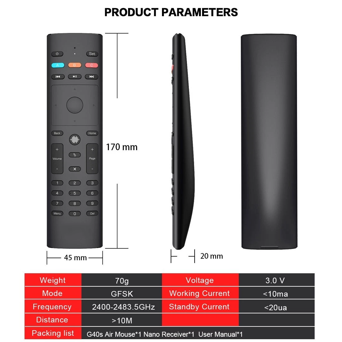 2.4GHz Learning Remote Control