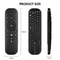 RS60S Bluetooth 2.4G Remote Keyboard for TV