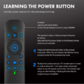 Bluetooth 2.4G Remote Keyboard w/ Air Mouse Touchpad, Voice and backlight