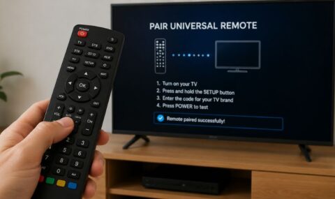 pair universal remote 1
